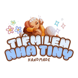 Logo Tiệm Len Nhà Tiny - len sợi và đồ móc handmade