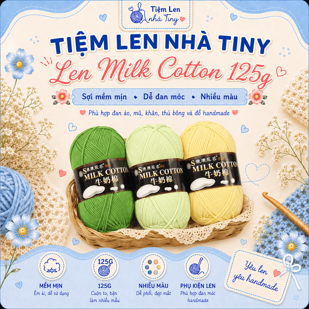 Len Milk Cotton 125g 2.0 mm