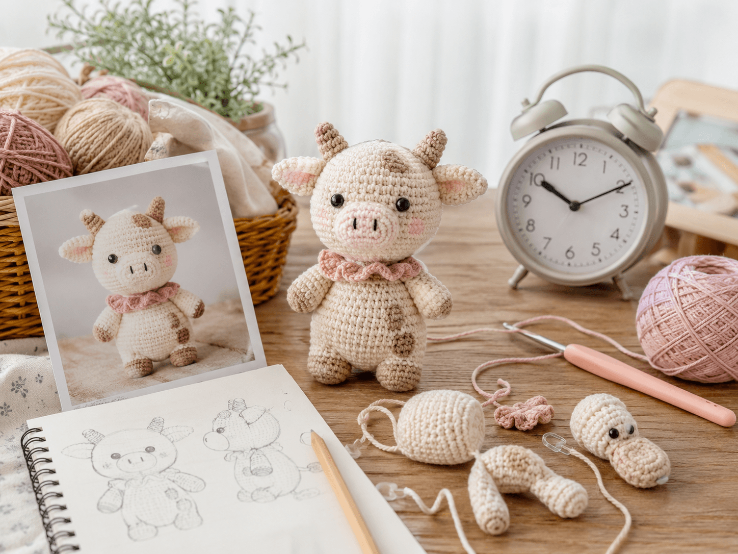 Quà handmade bằng len đặt móc theo yêu cầu
